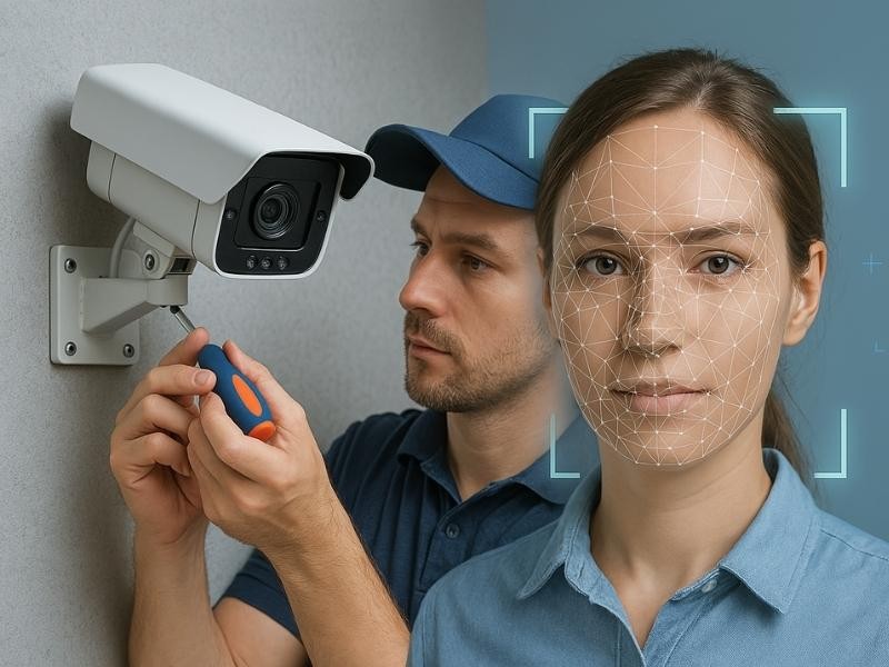 Instalação e Manutenção de Câmeras de Reconhecimento Facial